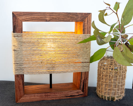 Handmade Ironbark Timber 12volt Lamp