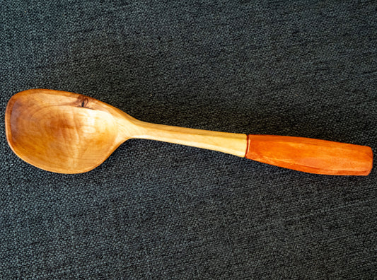 Asymmetrical Birch Cooking Spoon