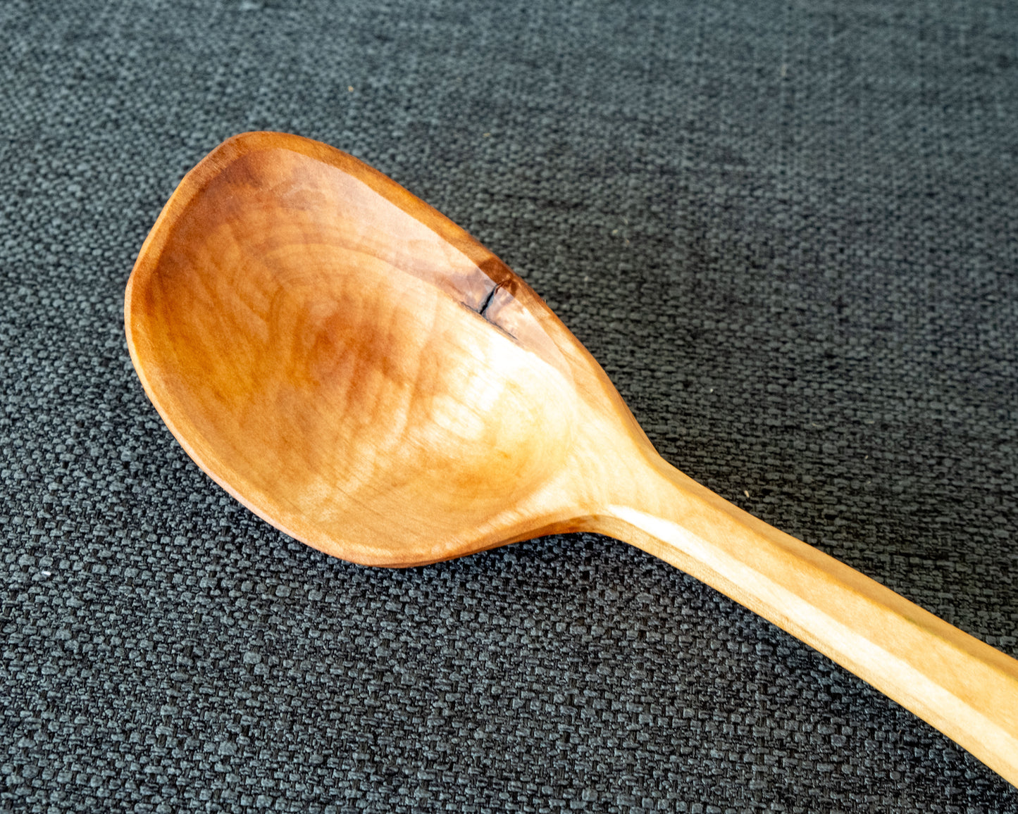 Asymmetrical Birch Cooking Spoon