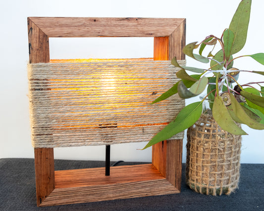 Handmade Recycled Mountain Ash Timber 12volt Lamp