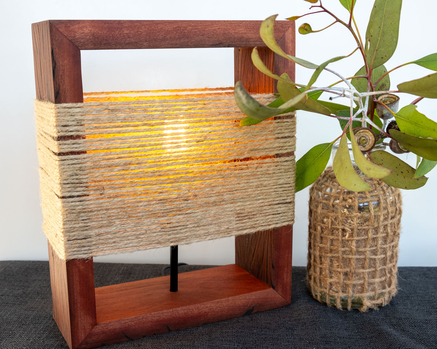 Blackbutt Recycled Timber 12volt Lamp