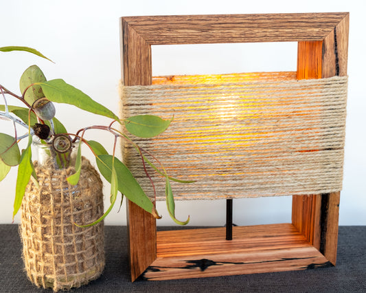 Handmade Recycled Mountain Ash Timber 12volt Lamp