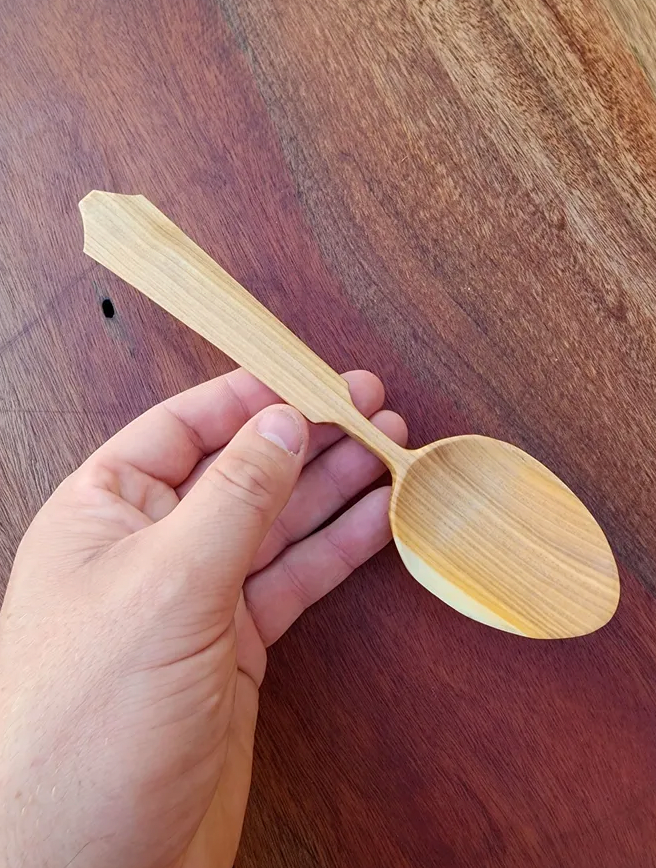 Poplar eating spoon