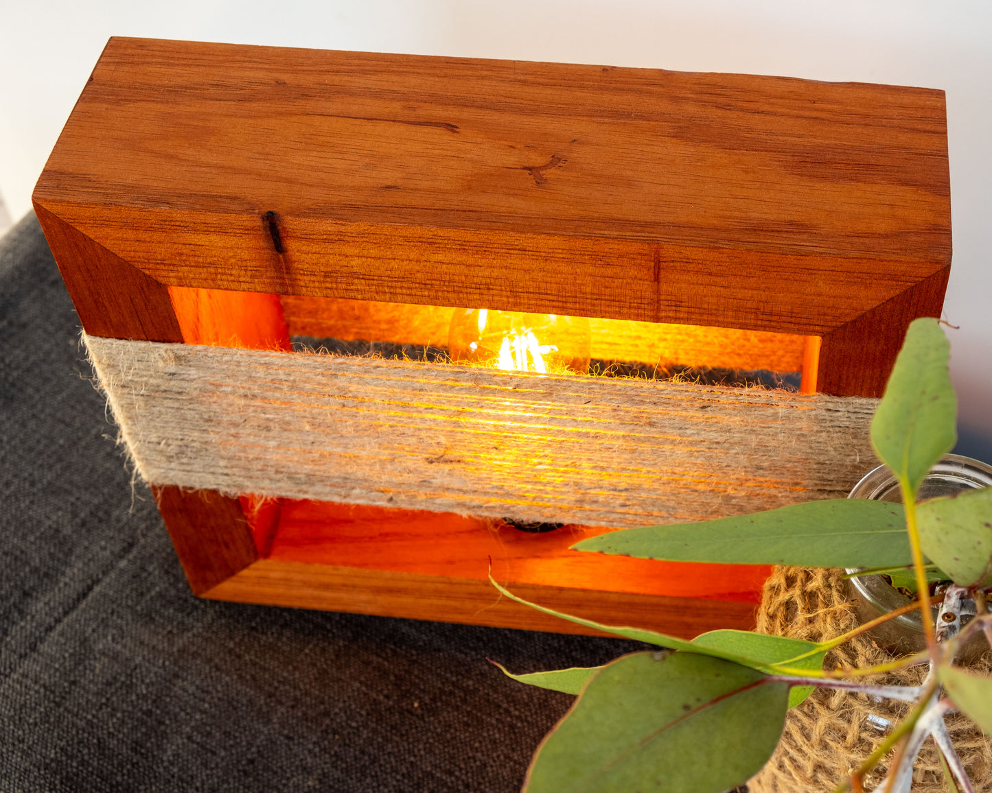 Handmade Recycled Pencil Cedar 12volt Lamp