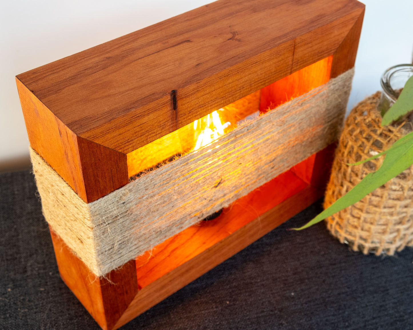 Handmade Recycled Pencil Cedar 12volt Lamp