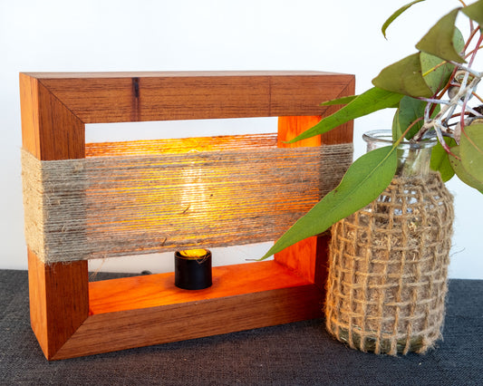 Handmade Recycled Pencil Cedar 12volt Lamp