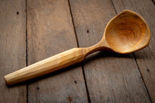 Poplar Wood Serving Spoon